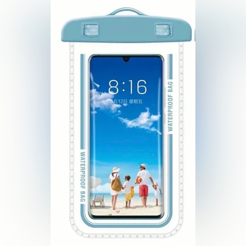 Universal Waterproof Phone Pouch - Blue - Picture 6 of 8